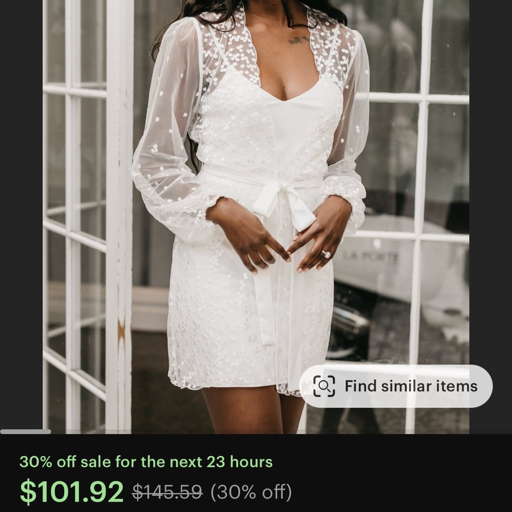 Lerose bridal robe
